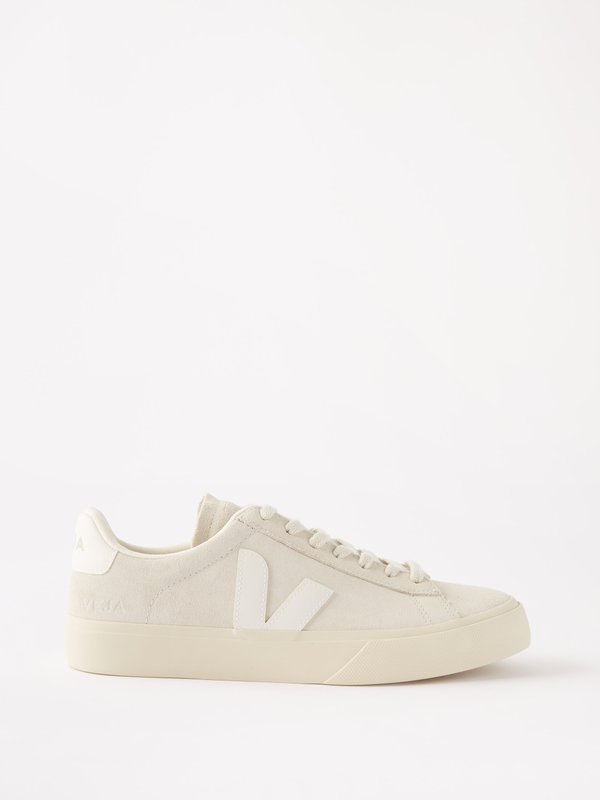 White Campo suede trainers | Veja | MATCHES UK