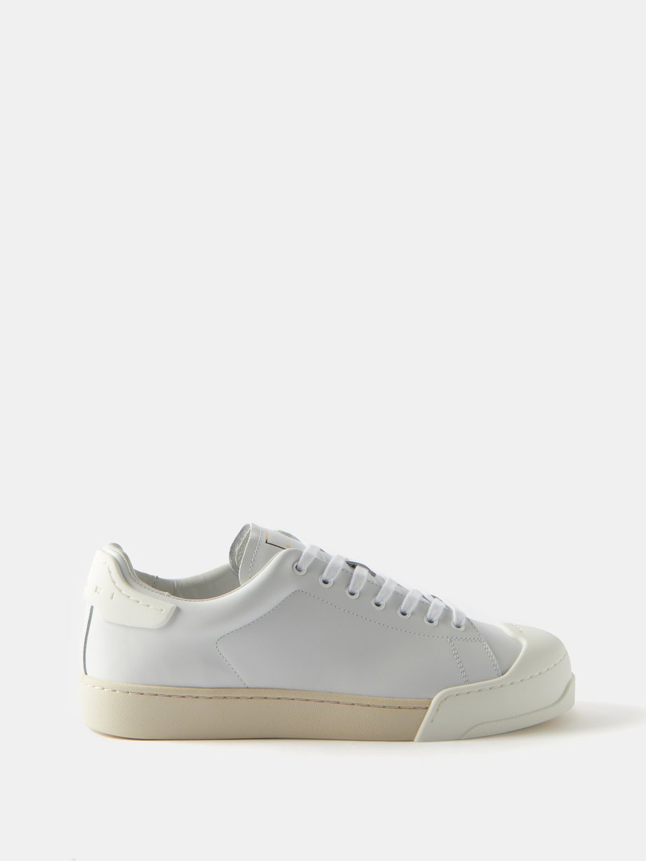 Marni Marni Dada Bumper rubber and leather trainers White ...