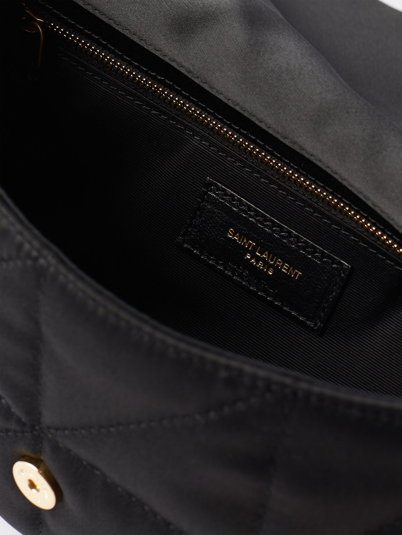 Jamie 4.3 Patchwork Faux Patent Leather Shoulder Bag
