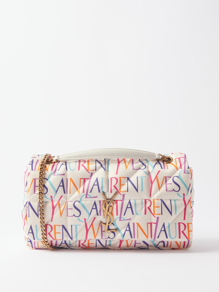 Saint Laurent Monogram-Print Shoulder Bag