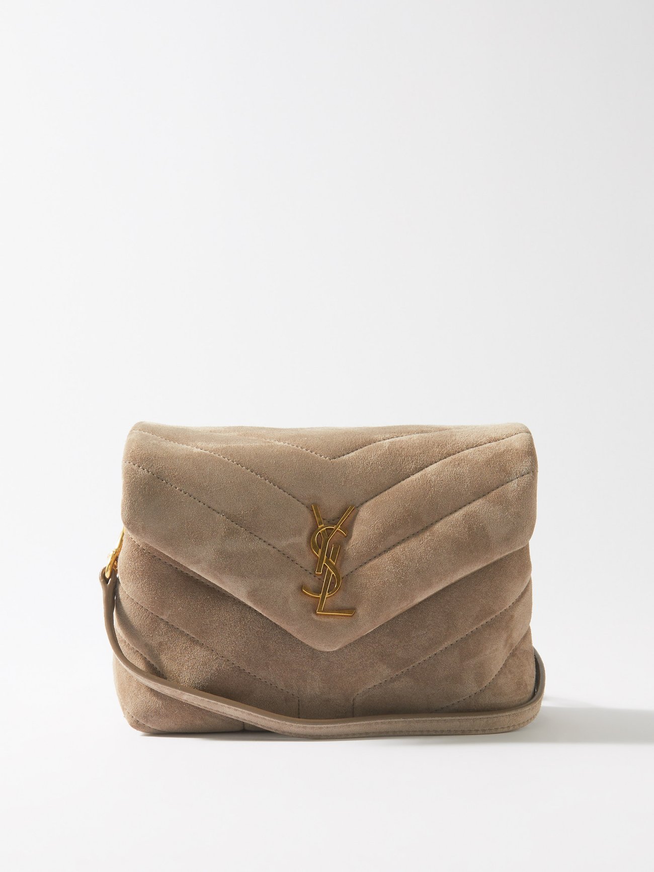 Saint Laurent Loulou Toy Suede Shoulder Bag