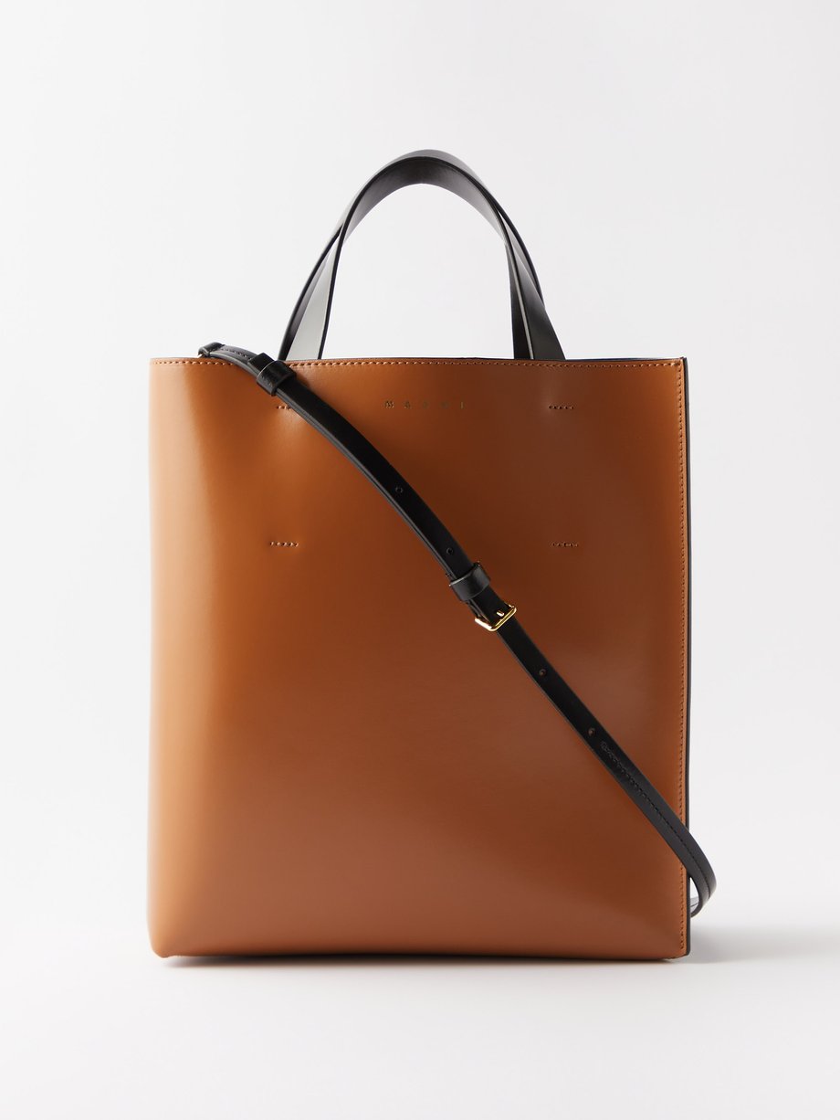 Museo small leather tote bag