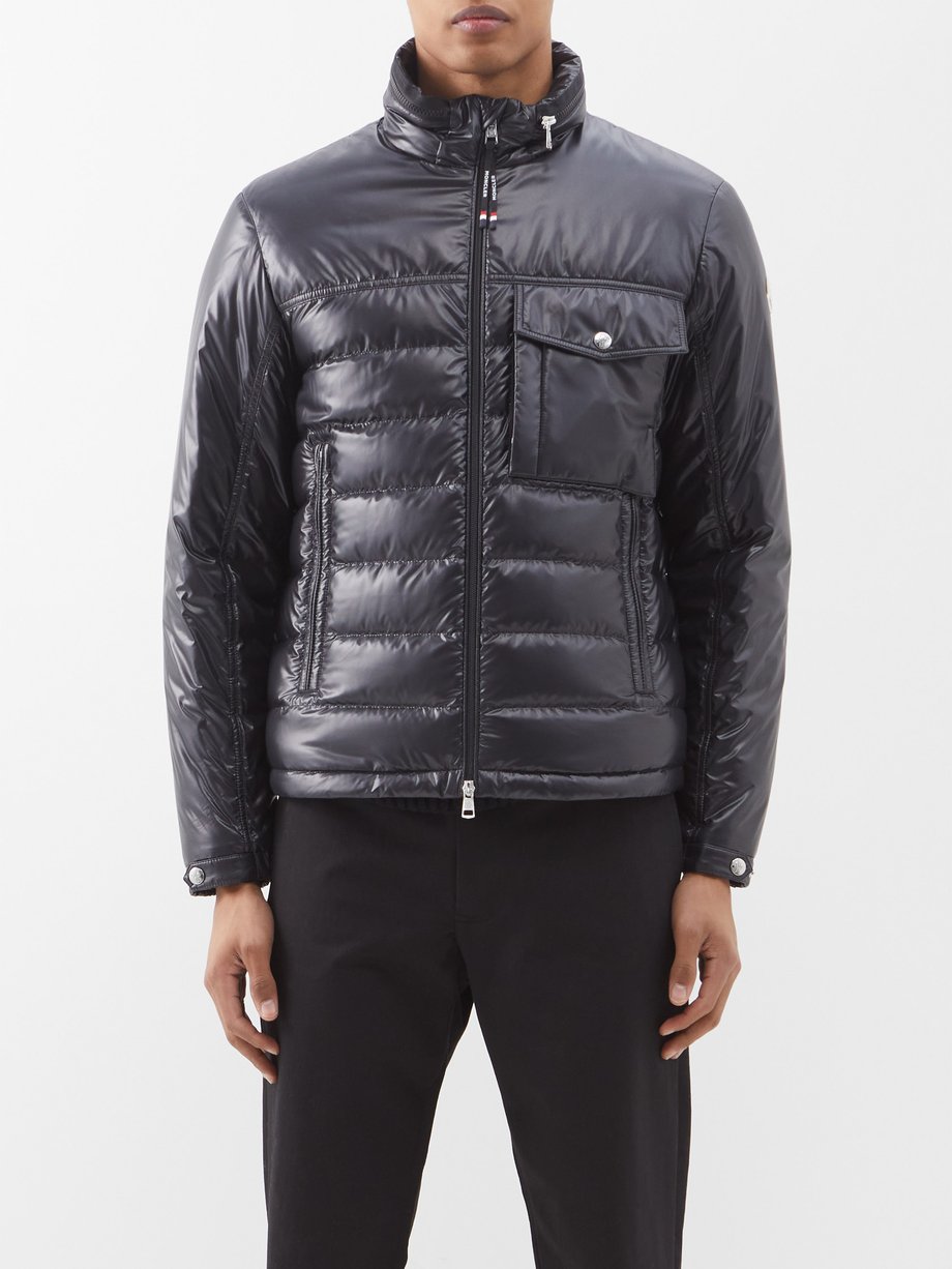 Black Malpas hooded quilted down jackets | Moncler | MATCHESFASHION US