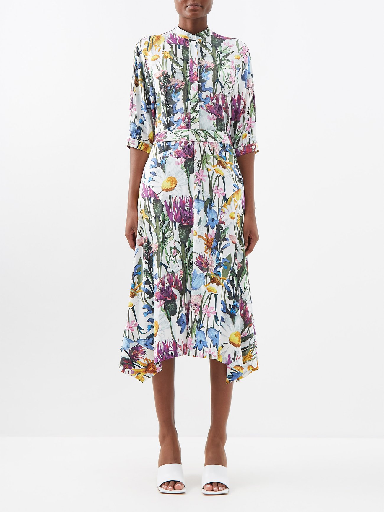 Print　Floral-print　dress　twill　shirt　Stella　McCartney　MATCHESFASHION　US