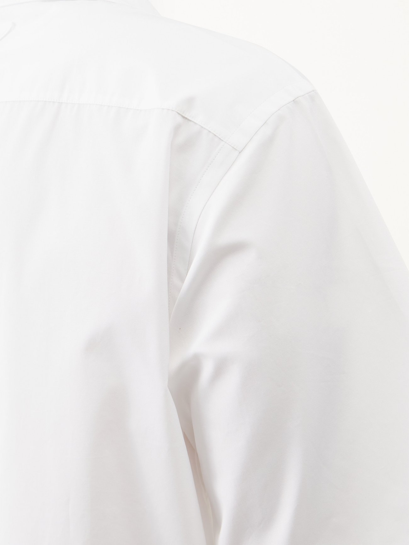 Prada Cotton Poplin Bowling Shirt In White, ModeSens