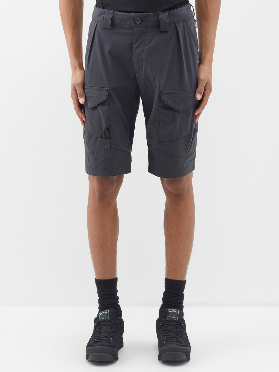 Black Grimner organic-cotton blend shorts | Klättermusen | MATCHES UK