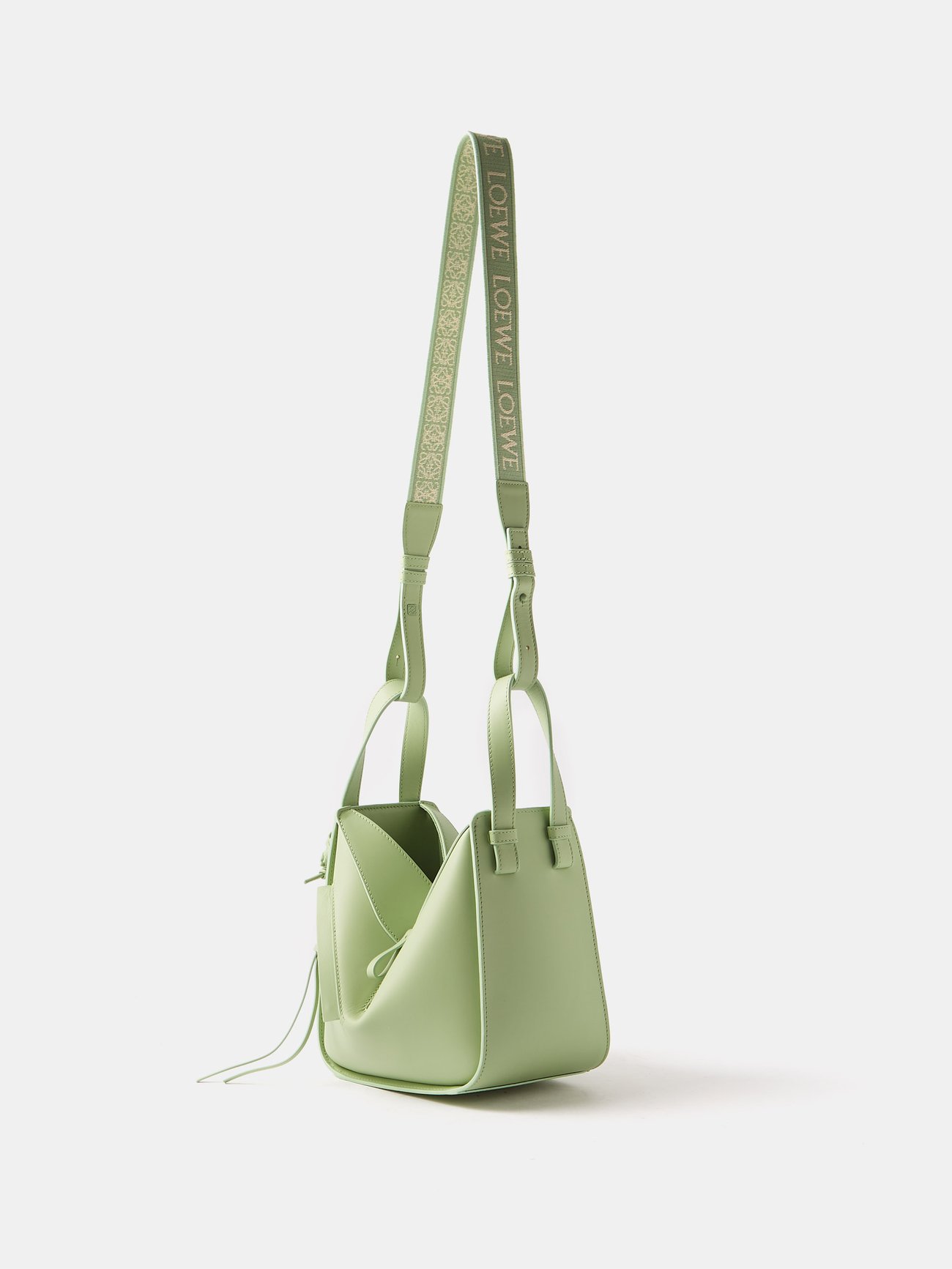 Loewe - Hammock Leather Bag - Womens - Light Green