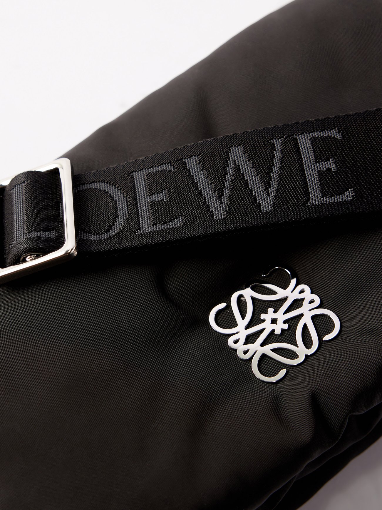 Loewe - Goya Black Nylon Mini Puffer Bag