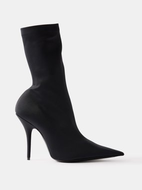 Balenciaga Knife 110 stretch-jersey ankle boots