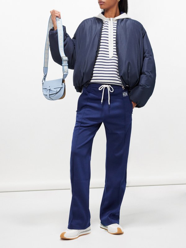LOEWE Anagram-embroidered jersey track pants