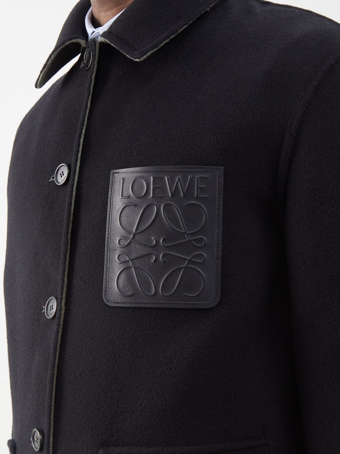 Loewe Men's Anagram Workwear Jacket