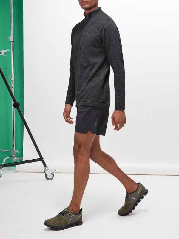 Black Surge 6 running shorts, Lululemon