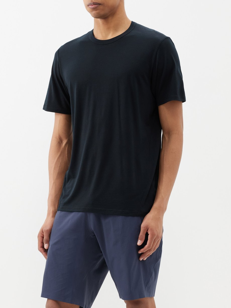 Black Frame cotton-jersey T-shirt | Veilance | MATCHES UK