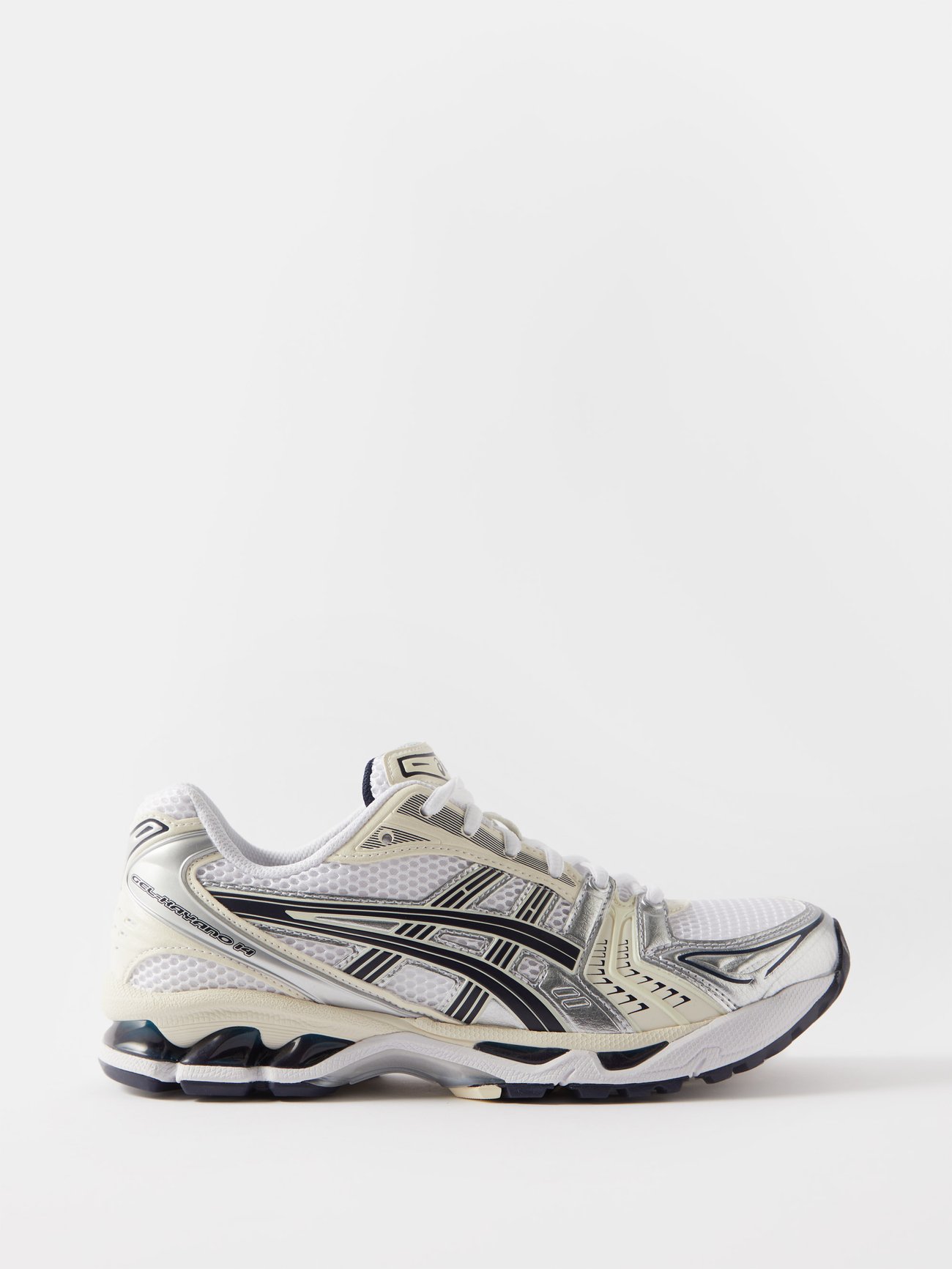 ijsje zij is patroon White GEL-Kayano 14 mesh and rubber trainers | Asics | MATCHESFASHION US