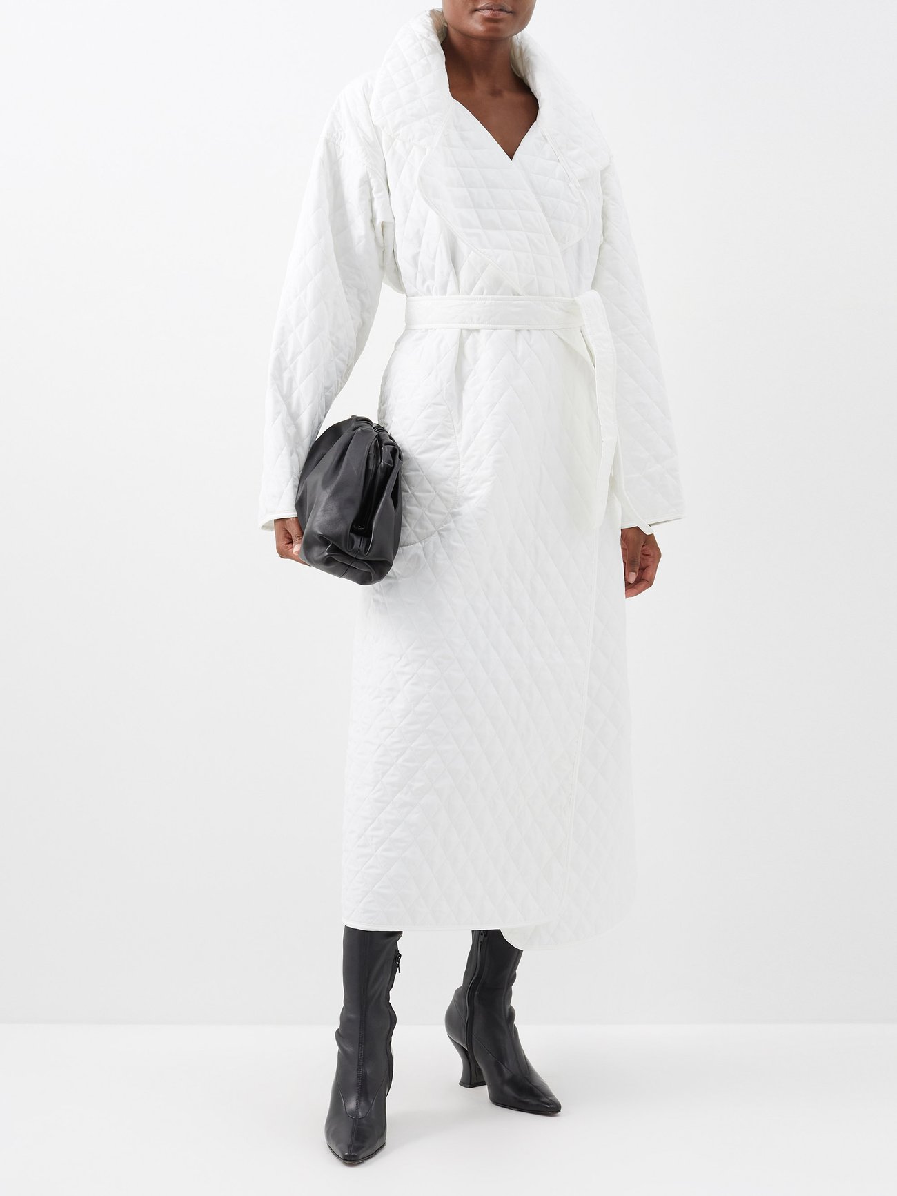 Parasweaters White Reversible Sleeping Bag Coat