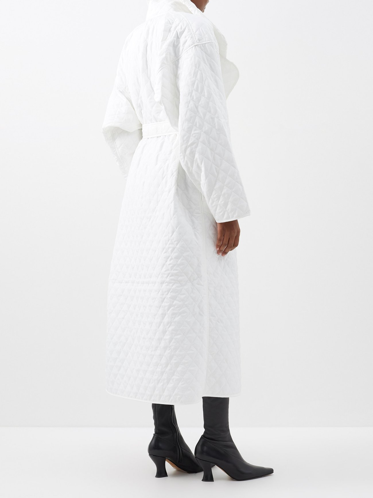 Parasweaters White Reversible Sleeping Bag Coat