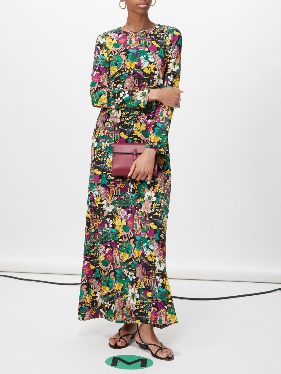 Print Floral-print jersey dress | La DoubleJ | MATCHES UK