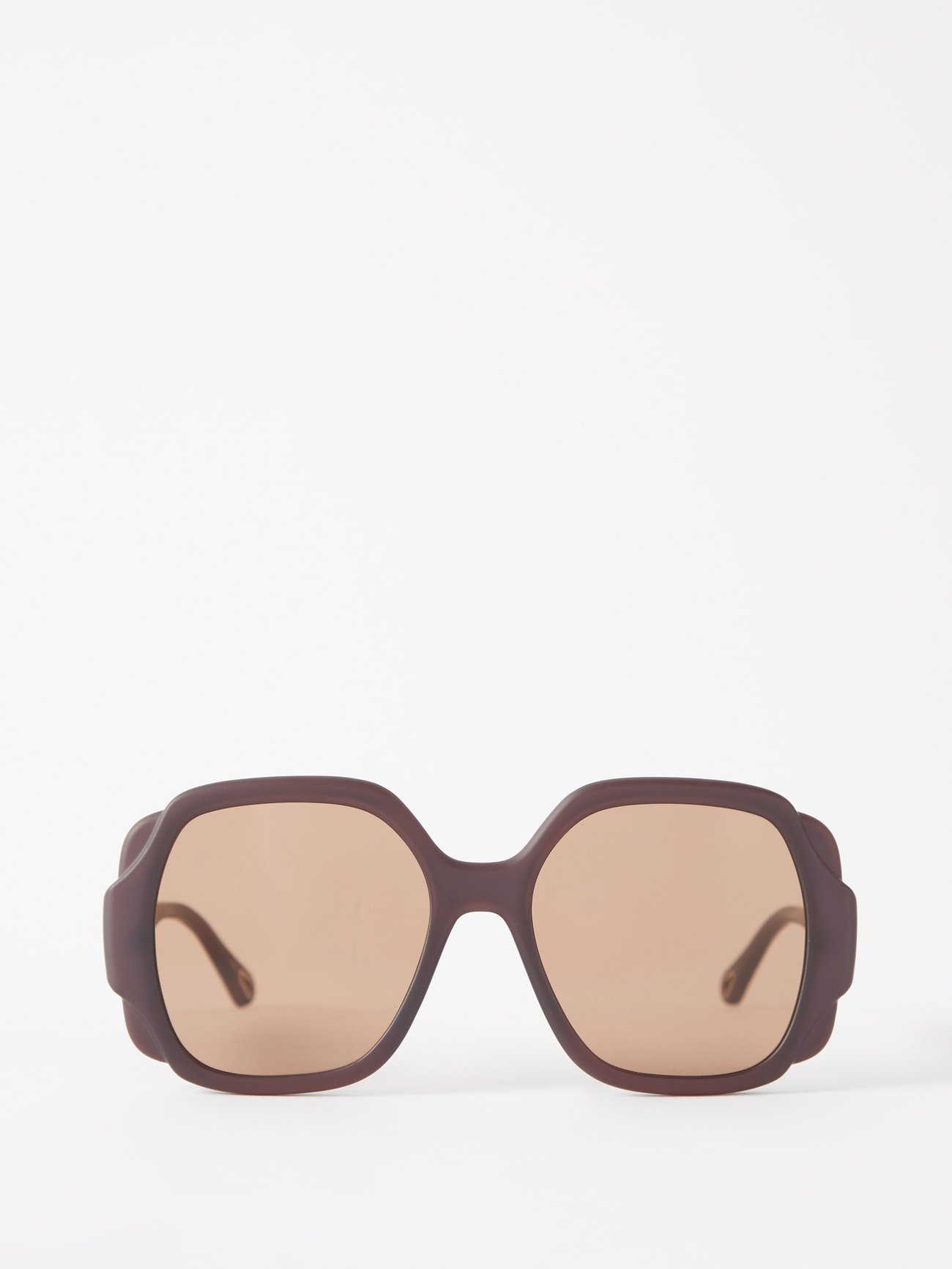 Mirtha Round Recycled-plastic Sunglasses, Chloé Eyewear 