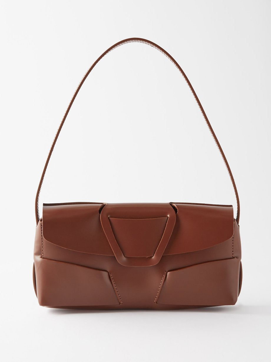 Mabra panelled leather shoulder bag