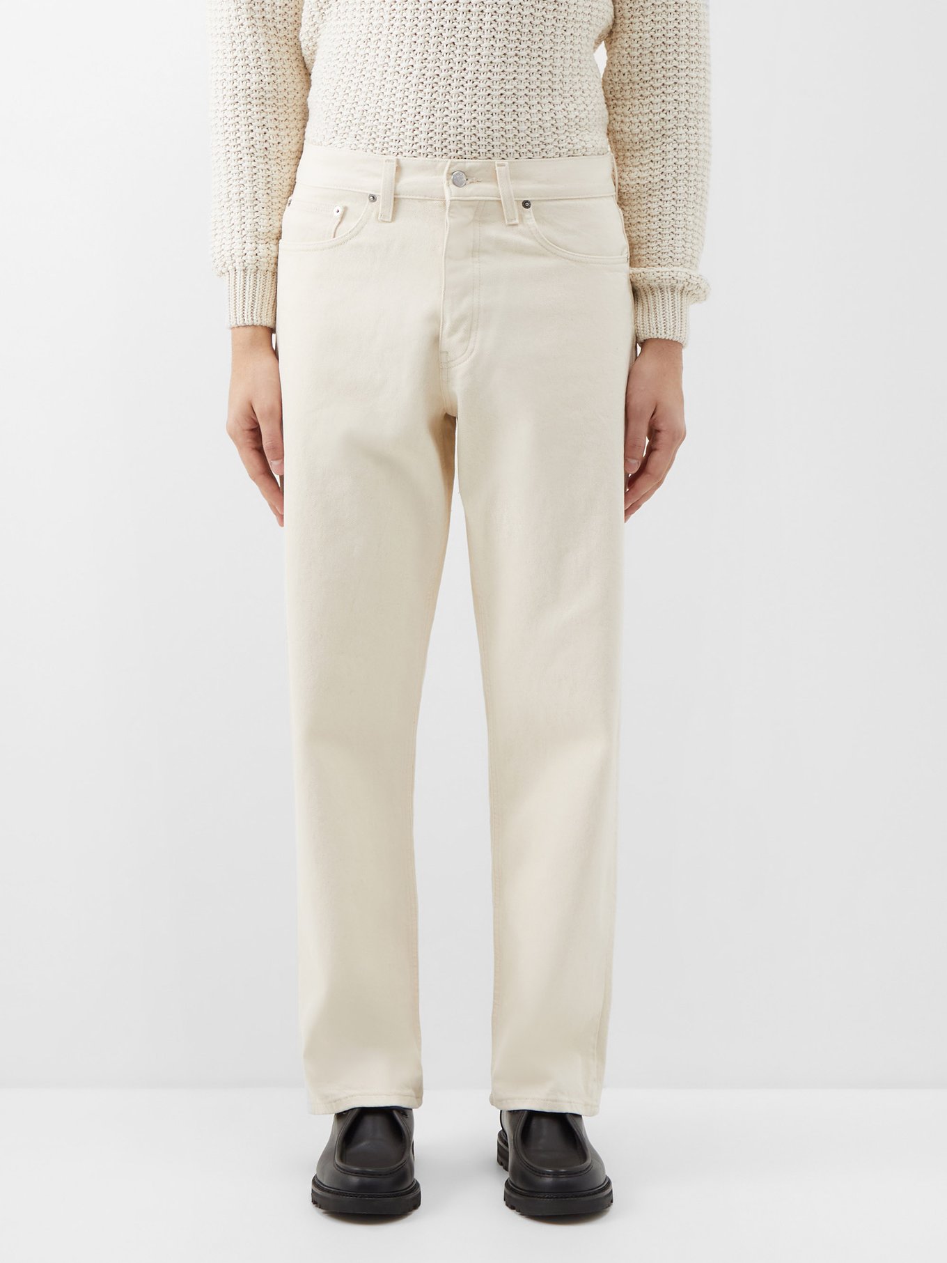 White Loose straight-leg jeans | Sunflower | MATCHESFASHION US