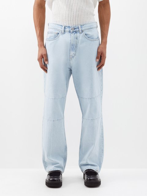 Blue Third Cut distressed straight-leg jeans | Our Legacy | MATCHES UK