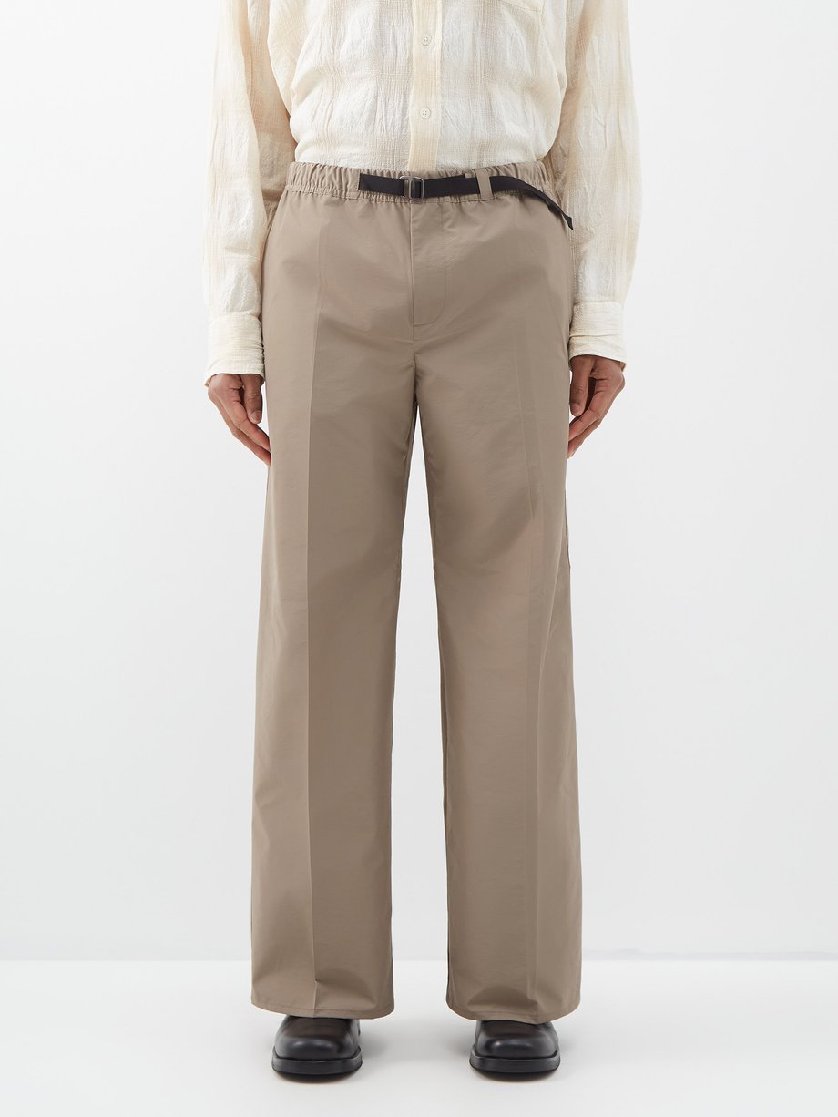 Beige Wander elasticated-waist trousers | Our Legacy