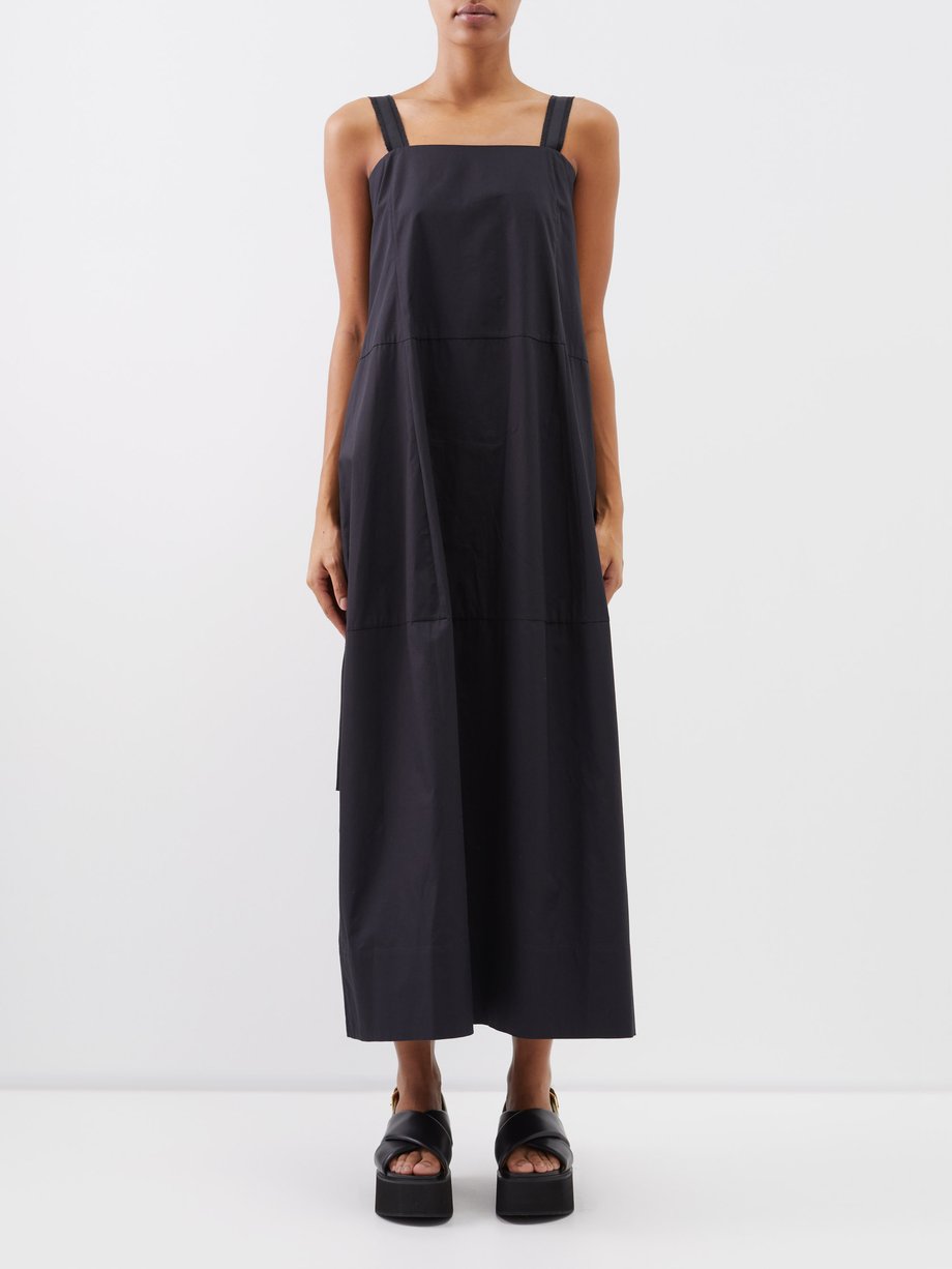Black Oakley cotton dress | Lee Mathews | MATCHESFASHION US