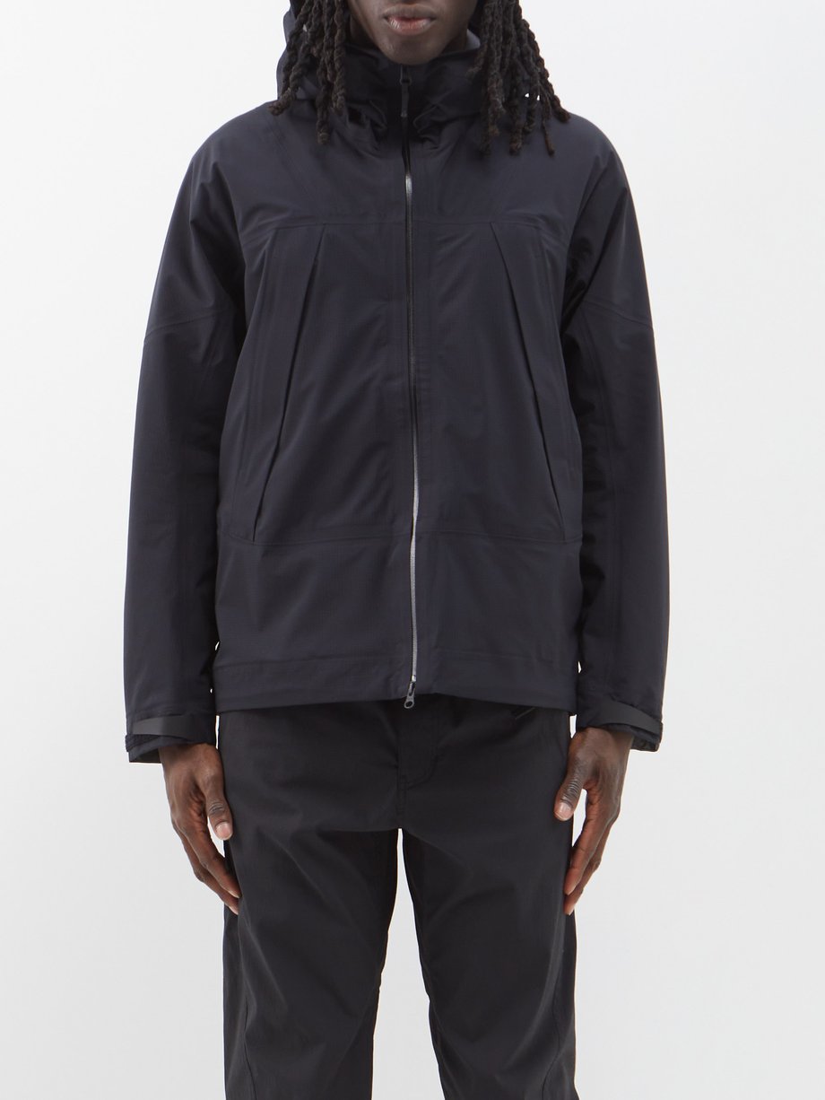 Black Pertex Shieldair All Weather hooded jacket | GOLDWIN