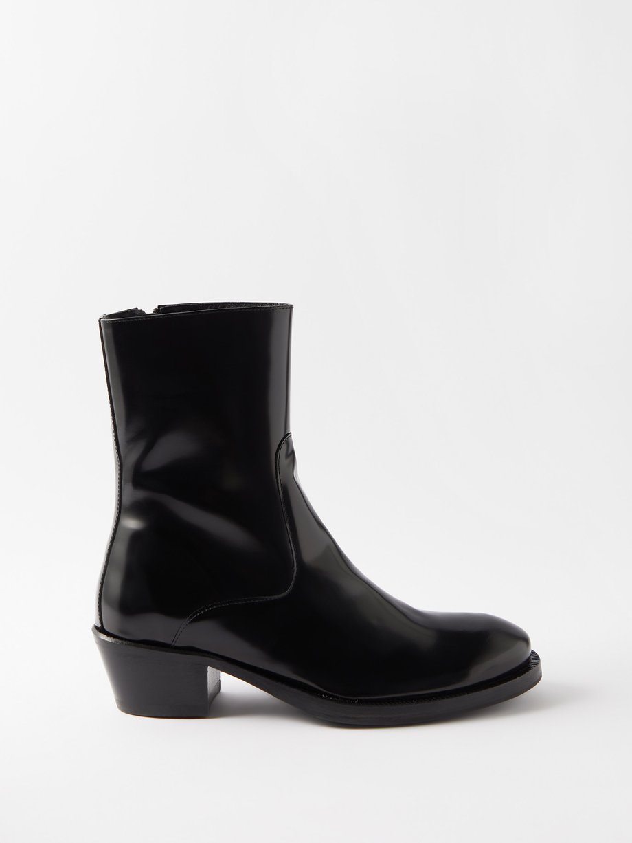 Black Blaise leather ankle boots | Eytys | US