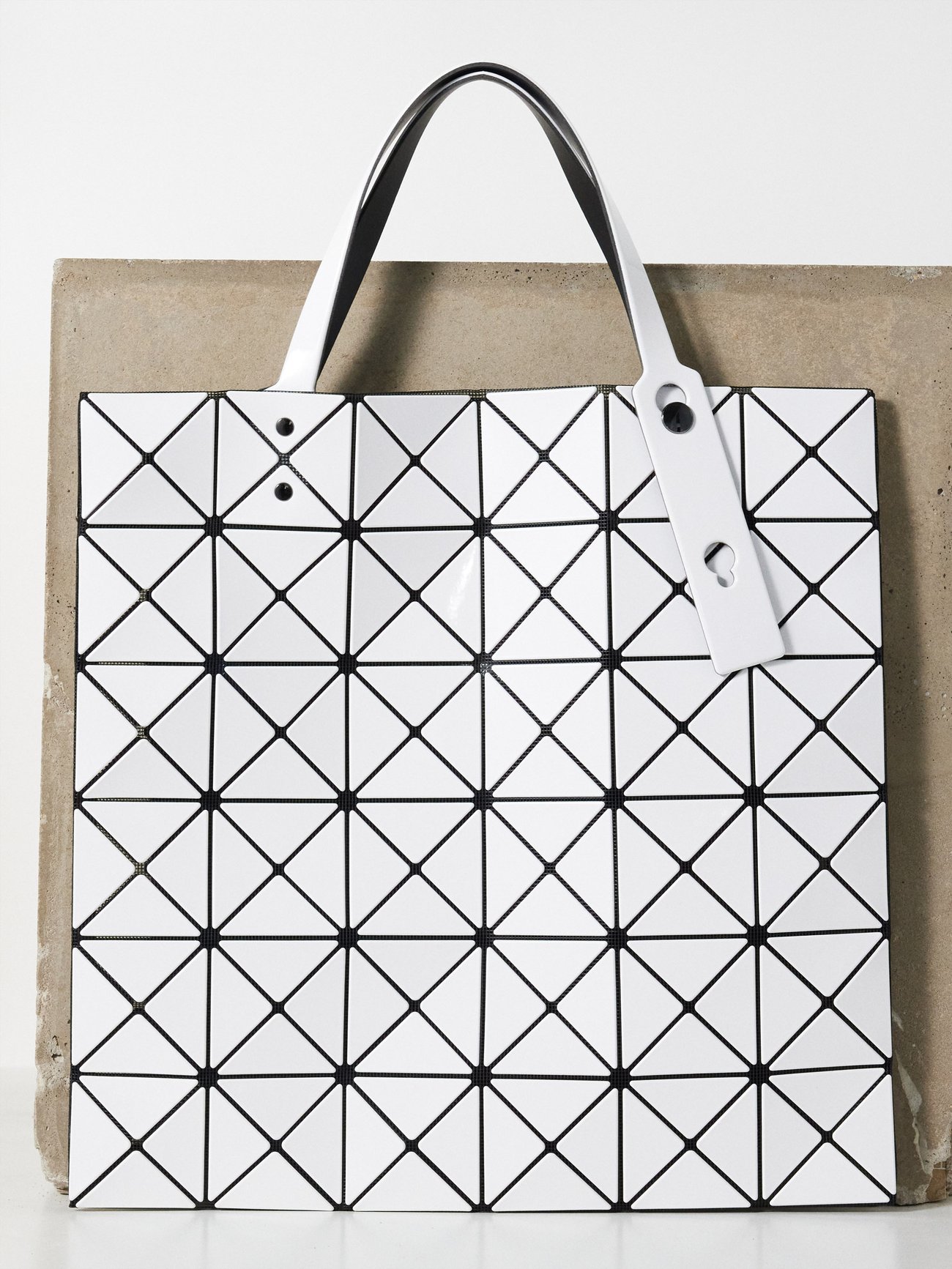 White Lucent PVC tote bag | Bao Bao Issey Miyake | MATCHES UK