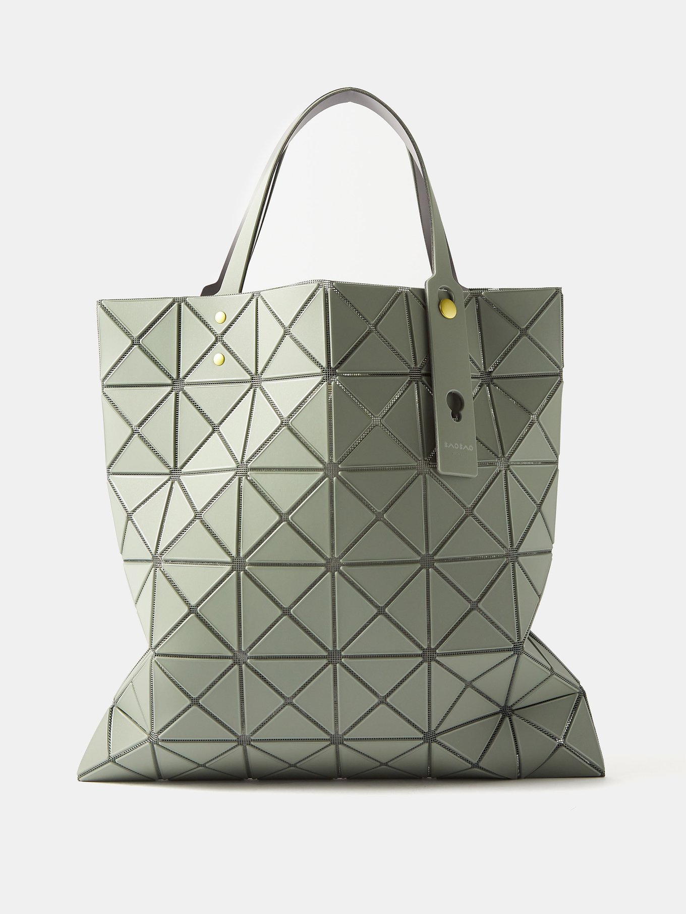Green Lucent PVC tote bag | Bao Bao Issey Miyake | MATCHESFASHION US