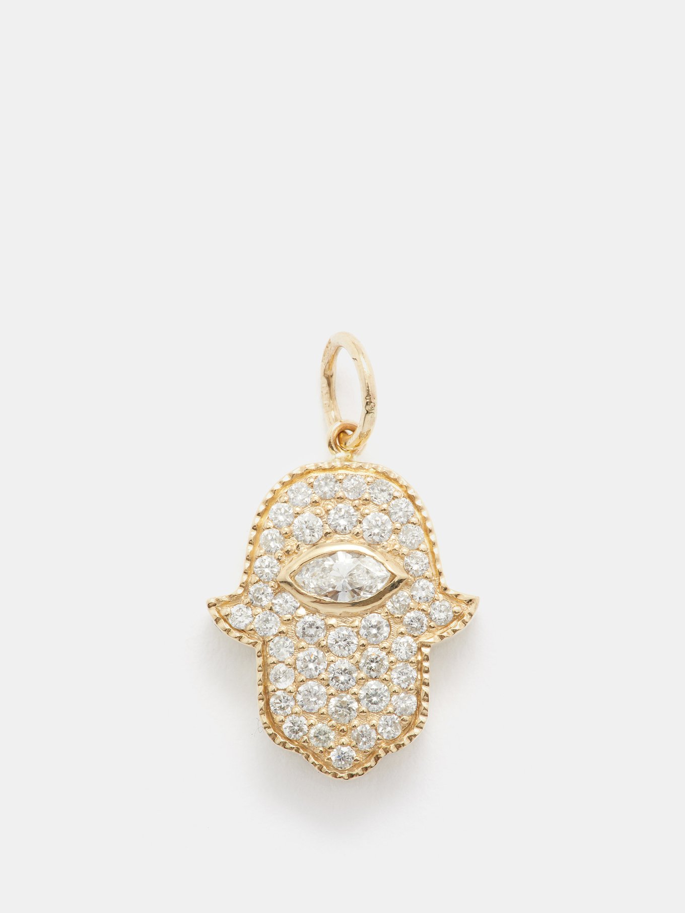 Jacquie Aiche Charm Clasp 14K Yellow Gold