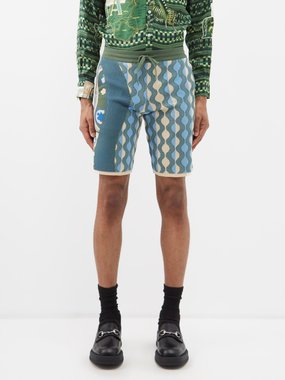Louis Vuitton Monogram Shibori Silk Shorts