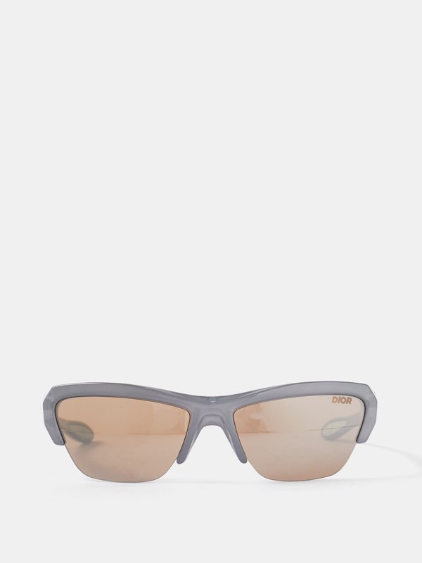DIOR DiorBay S1U half-rim acetate sunglasses
