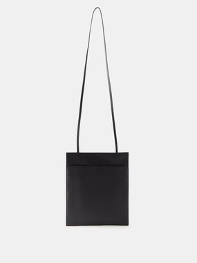 The Row Large leather cross-body bag