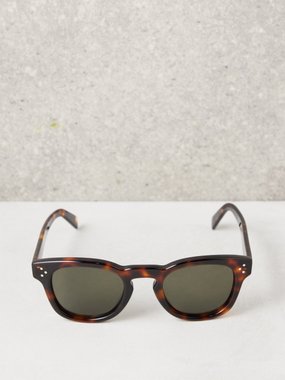 Celine Eyewear D-frame tortoiseshell acetate sunglasses