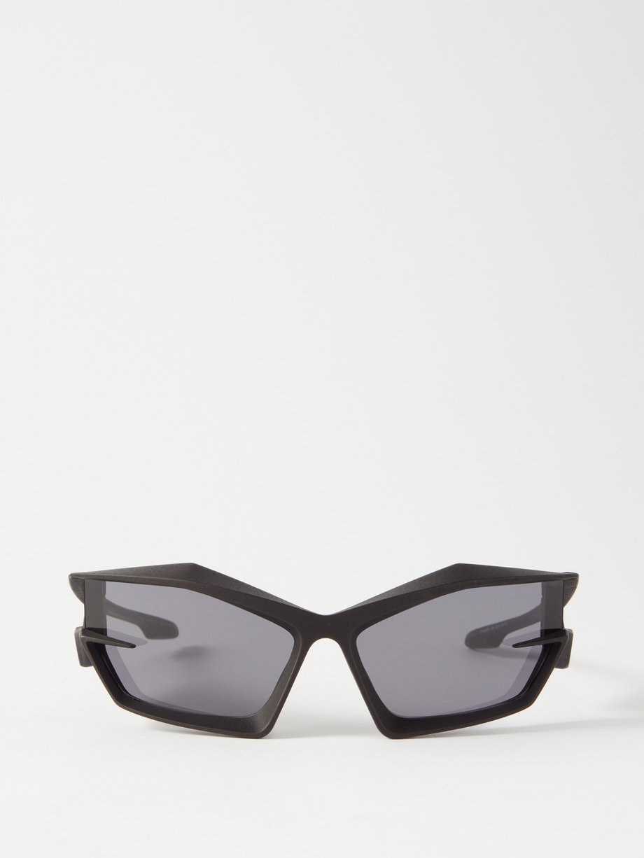 Black Angular-frame acetate sunglasses | Givenchy | MATCHESFASHION UK