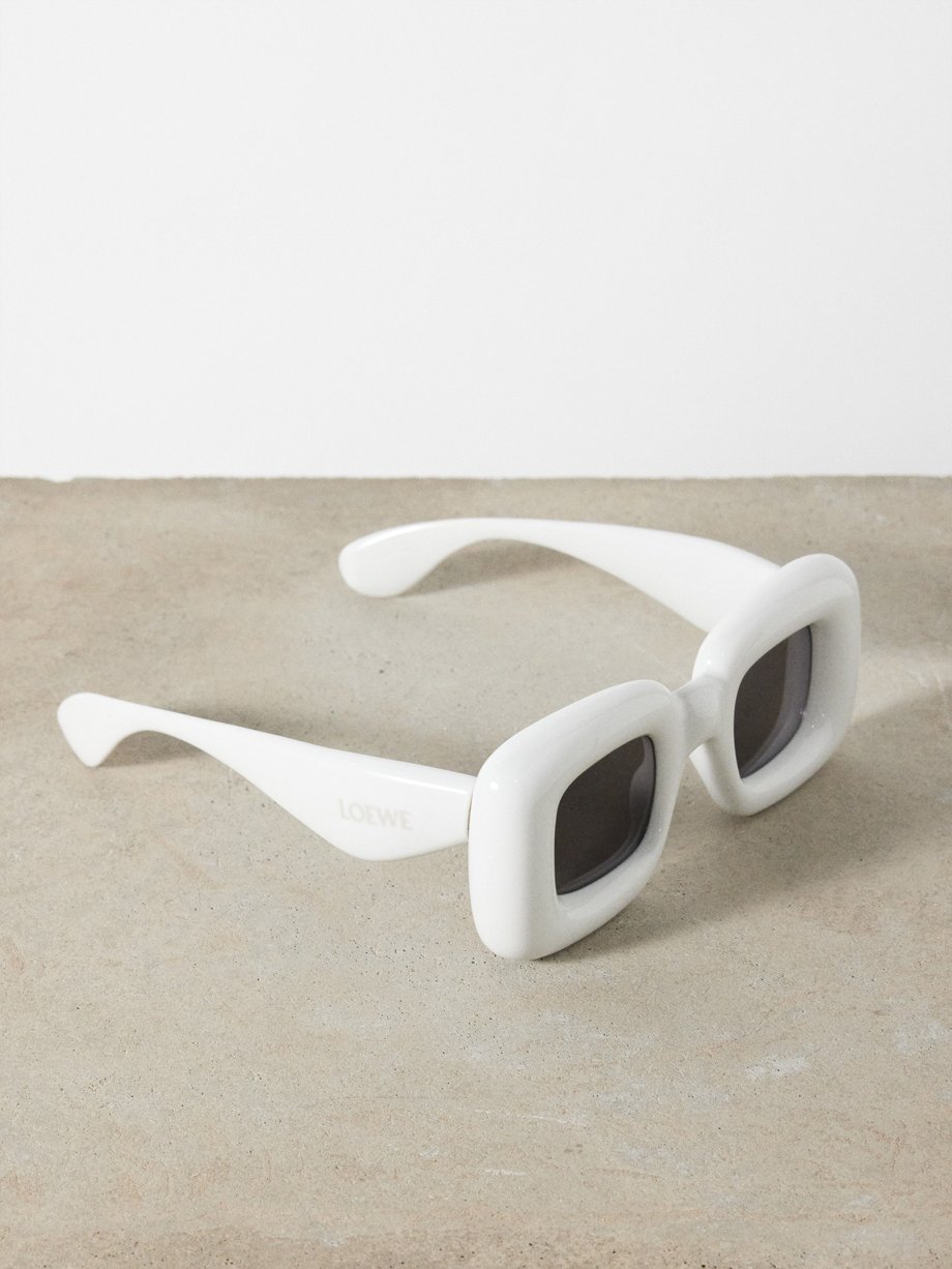Cream Gabine Recycled Acetate Oval Sunglasses - CHARLES & KEITH UK