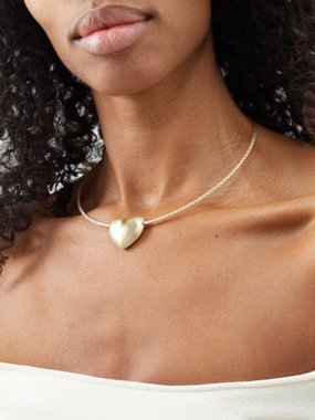 Lauren Rubinski Heart 14kt-gold necklace