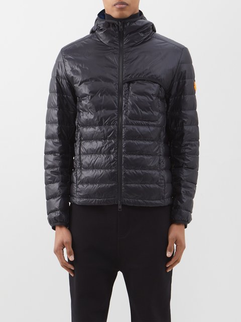 Grey Zayn wool-blend quilted down jacket, MooRER