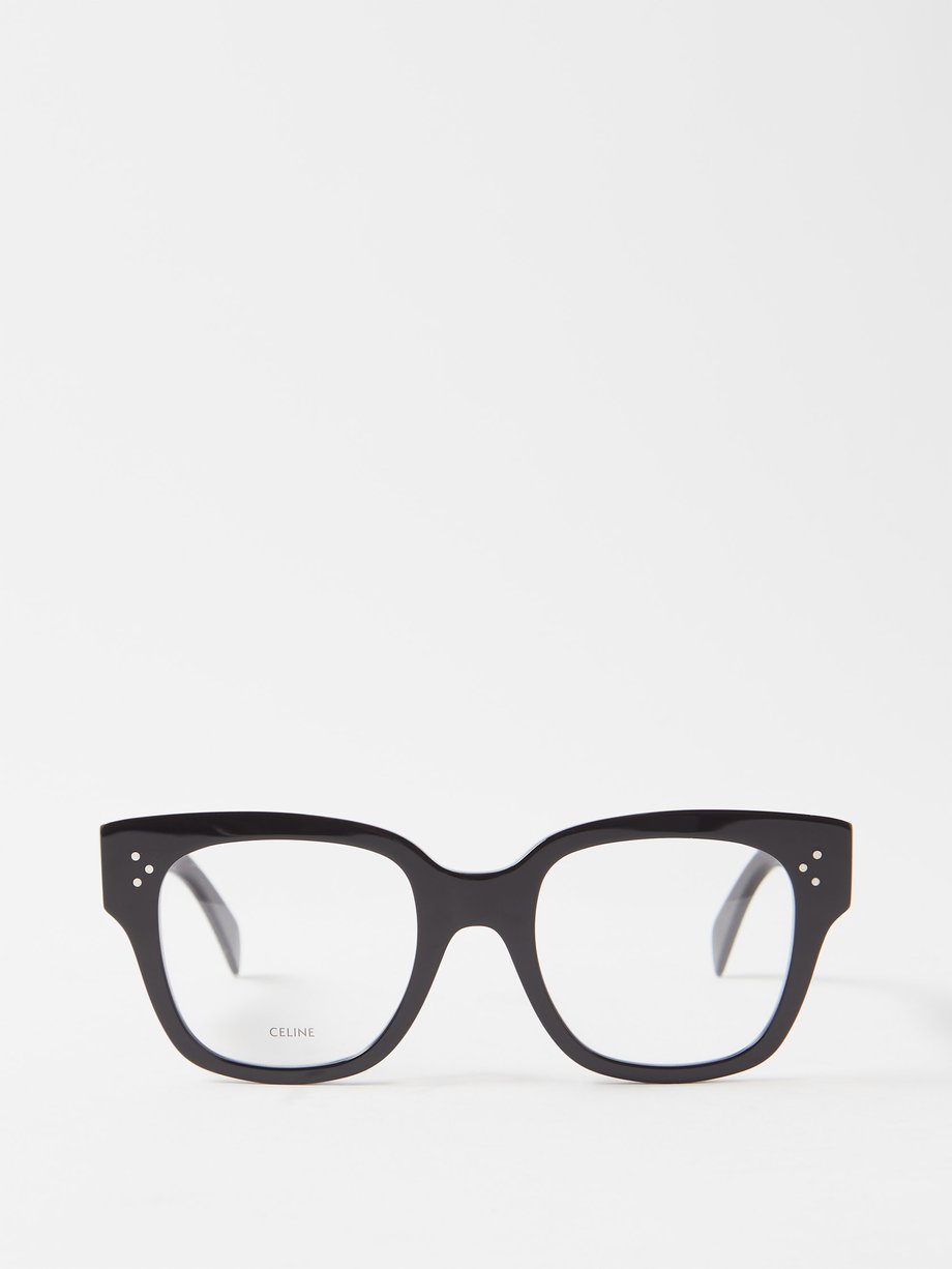Black Square acetate glasses, Celine Eyewear