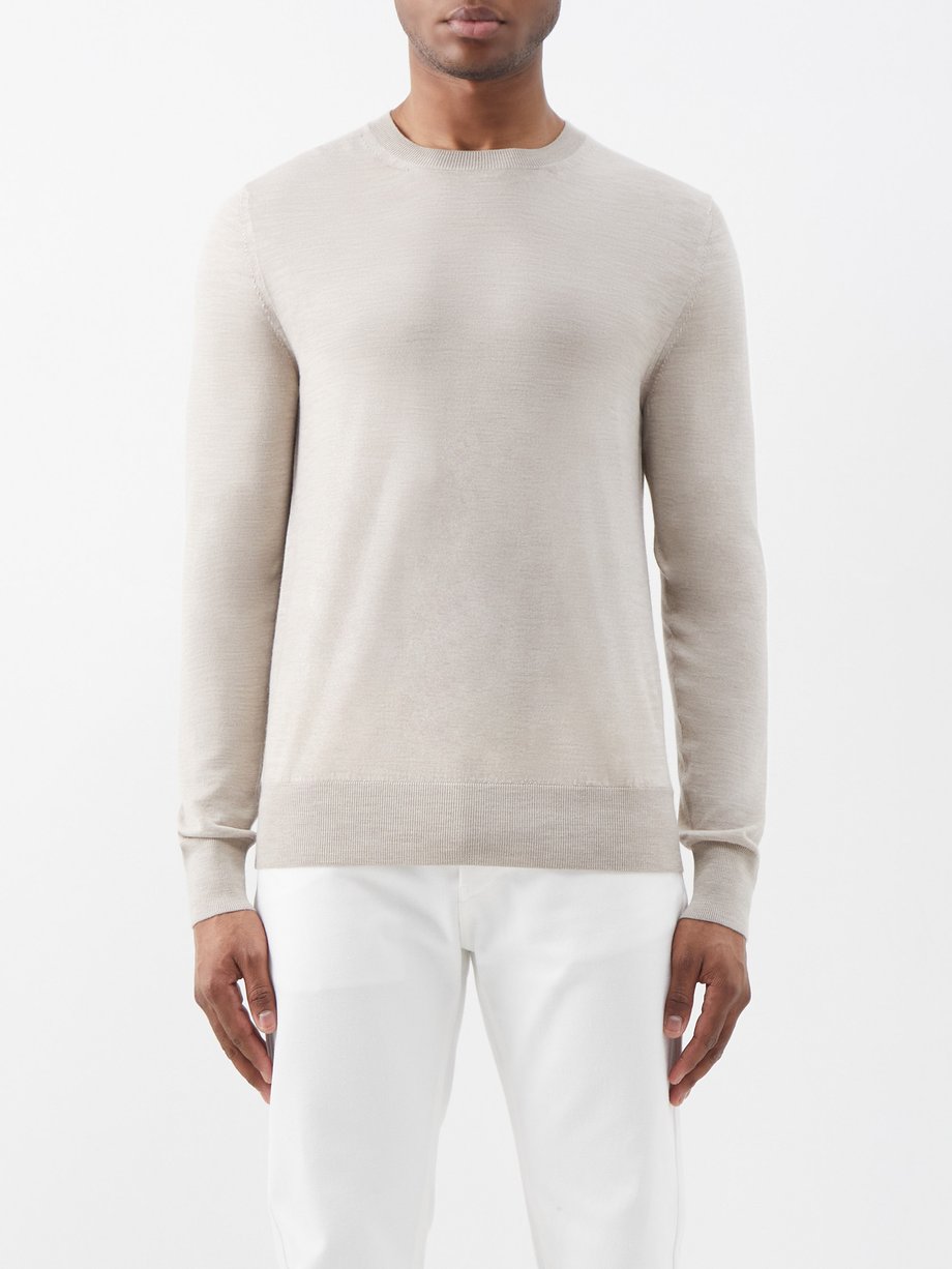 Beige Palco merino sweater | Gabriela Hearst | MATCHESFASHION UK