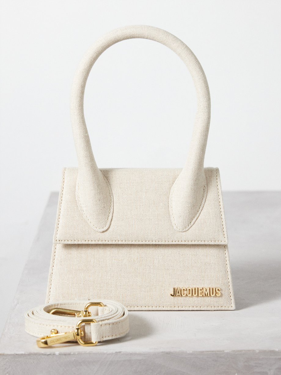 Jacquemus Chiquito medium linen handbag