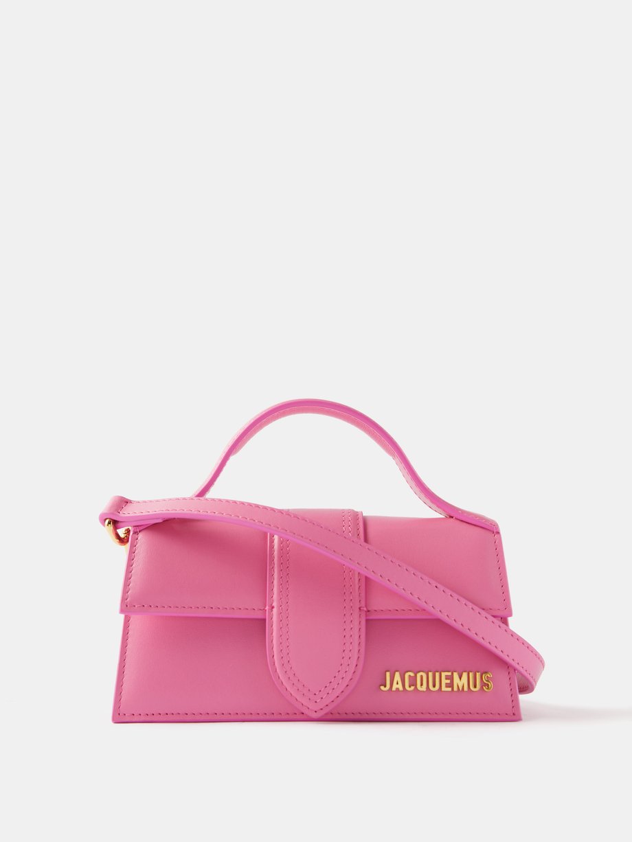 Pink Bambino leather handbag | Jacquemus | MATCHES UK