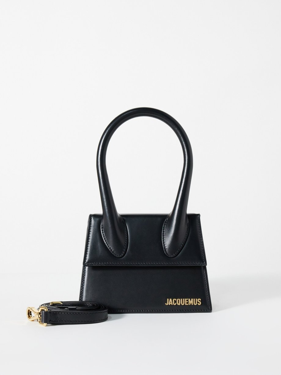Black Chiquito medium leather handbag | Jacquemus | MATCHES UK