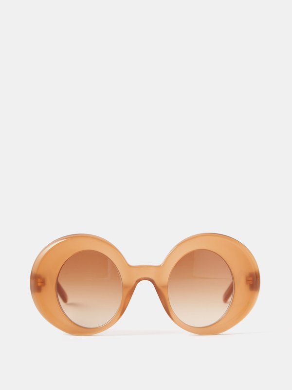LOEWE Eyewear (LOEWE) Oversized round acetate sunglasses