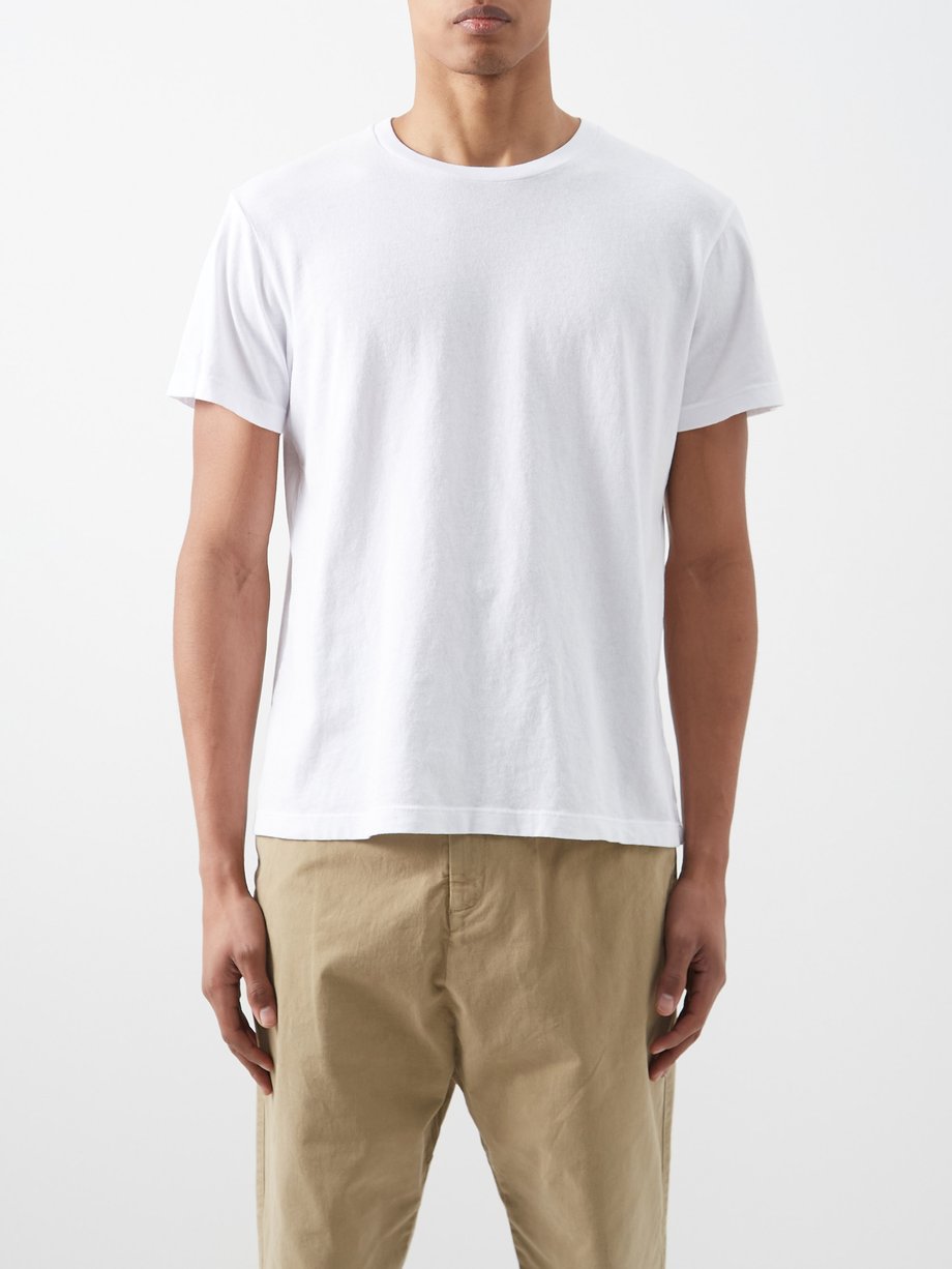 White Bradley cotton-jersey T-shirt | Nili Lotan | MATCHES UK