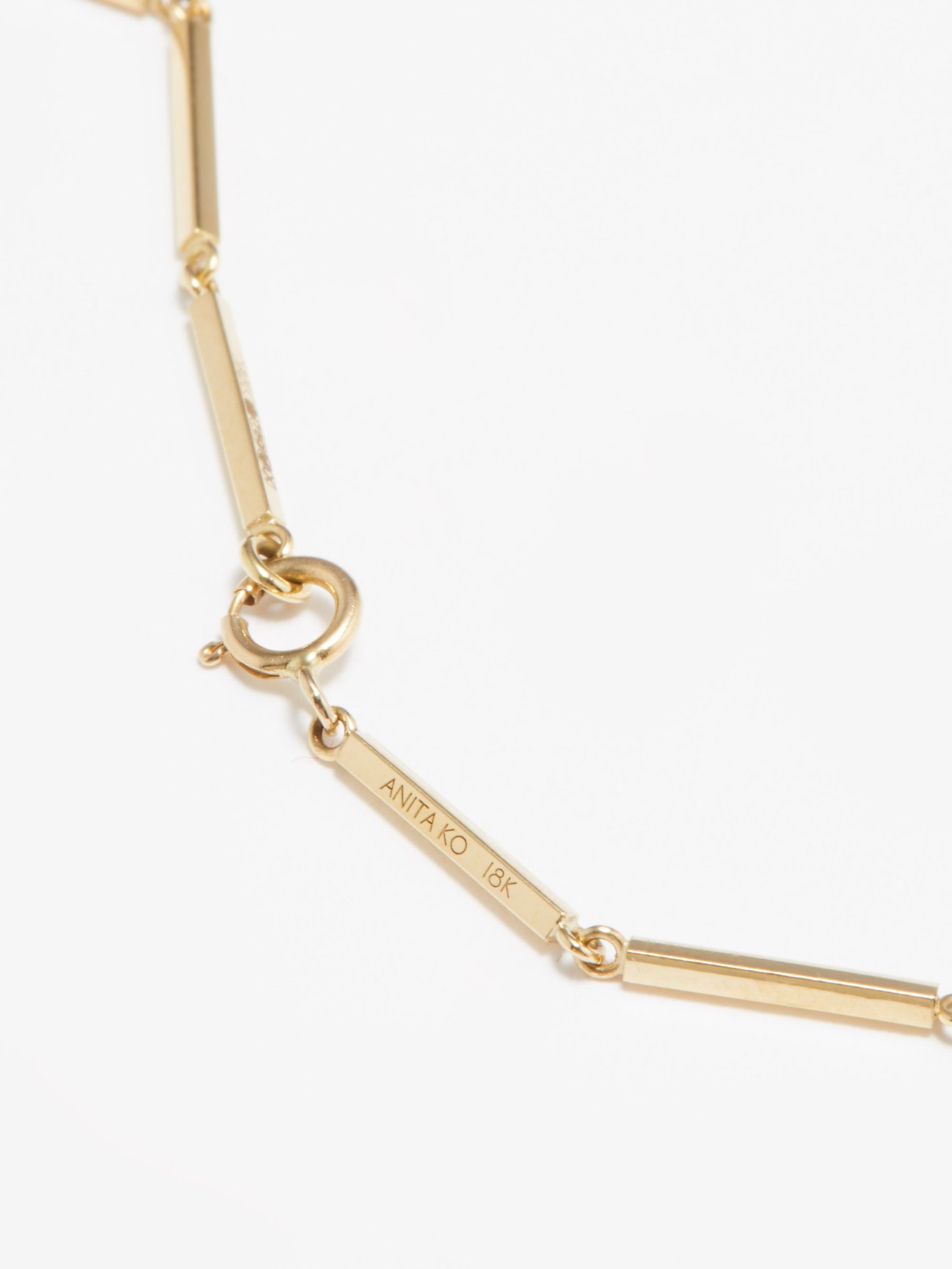 ANITA KO Louise 18-karat gold diamond necklace