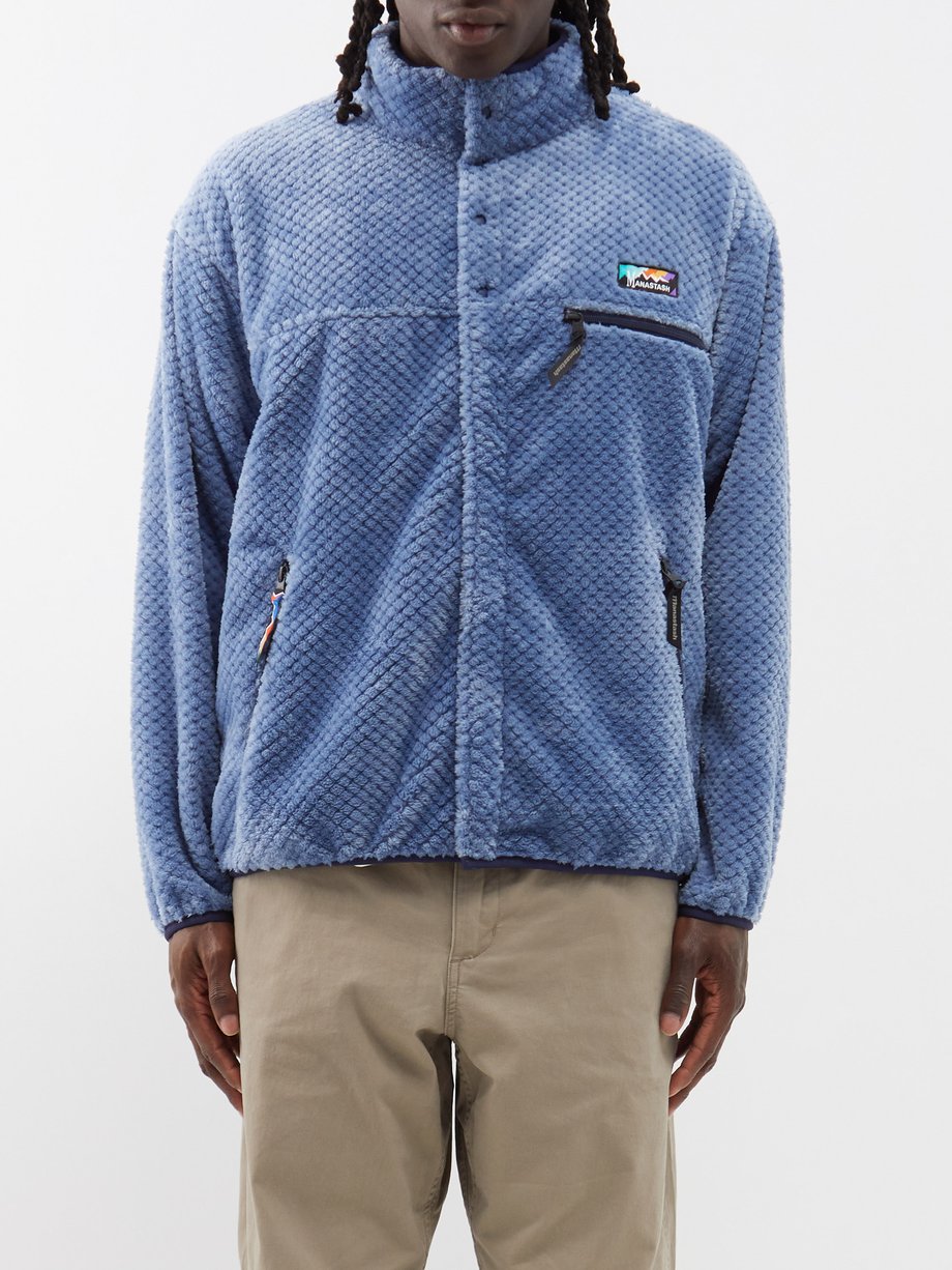 Blue grey Poppy thermal fleece jacket | Manastash | MATCHES UK
