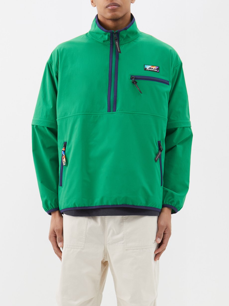 Green Poppy technical windbreaker jacket | Manastash | MATCHES UK